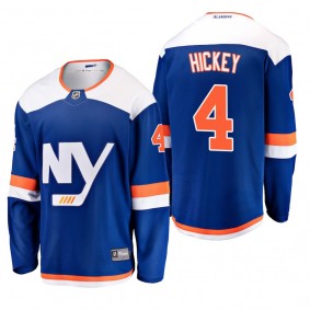 Men's New York Islanders Thomas Hickey #4 2018-19 Alternate Reasonable Breakaway Jersey - Blue