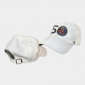 New York Islanders 50th Anniversary Clean Up Hat White