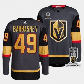 Ivan Barbashev Vegas Golden Knights 2023 Stanley Cup Champions Gray 49 Jersey Authentic Alternate
