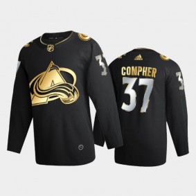 Colorado Avalanche J.T. Compher #37 2020-21 2021 Golden Edition Black Limited Authentic Jersey