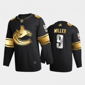 Vancouver Canucks J.T.Miller #9 2020-21 Golden Edition Black Limited Authentic Jersey