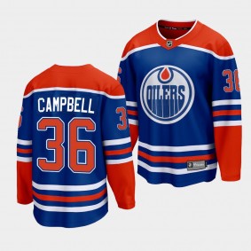 Jack Campbell Edmonton Oilers 2022-23 Home Royal Premier Jersey Men's