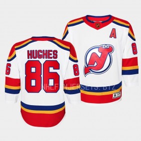 Jack Hughes New Jersey Devils Youth Jersey 2022 Special Edition 2.0 White Premier Jersey
