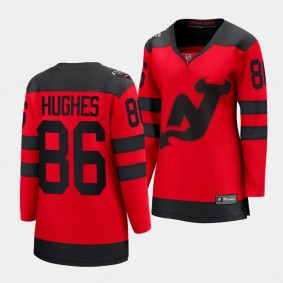 Jack Hughes New Jersey Devils 2024 NHL Stadium Series Women Breakaway Player 86 Jersey