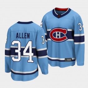 Jake Allen Montreal Canadiens Special Edition 2.0 2022 Blue Jersey #34 Breakaway Player