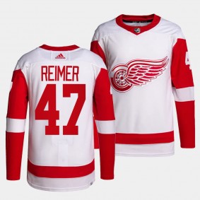 Detroit Red Wings Authentic Pro James Reimer #47 White Jersey Away