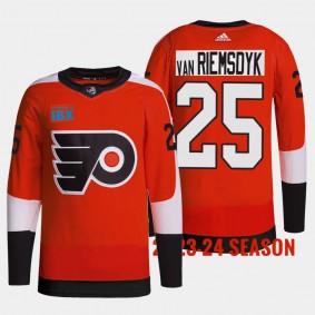 Philadelphia Flyers 2023-24 Home James van Riemsdyk #25 Burnt Orange Jersey Primegreen
