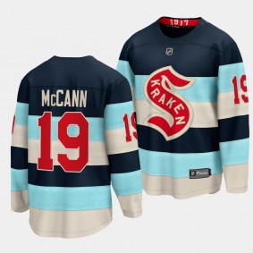 Seattle Kraken Jared McCann 2024 NHL Winter Classic Blue Breakaway Player Jersey Men's