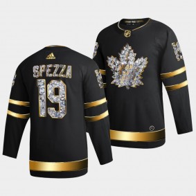 Jason Spezza #19 Maple Leafs 2022 Stanley Cup Playoffs Diamond Edition Black Jersey