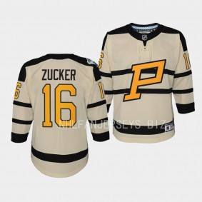 Pittsburgh Penguins Jason Zucker 2023 Winter Classic Cream #16 Youth Jersey