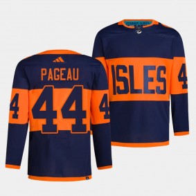 New York Islanders 2024 NHL Stadium Series Jean-Gabriel Pageau #44 Navy Authentic Pro Jersey Men's