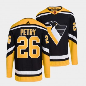 Jeff Petry Pittsburgh Penguins 2022 Reverse Retro 2.0 Black #26 Authentic Primegreen Jersey Men's