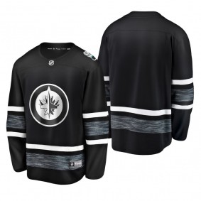 Winnipeg Jets 2019 NHL All-Star Breakaway Blank Black Jersey Mens