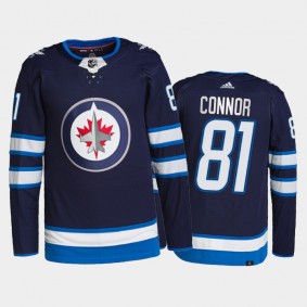Winnipeg Jets Kyle Connor Authentic Pro Jersey #81 Navy Home Uniform