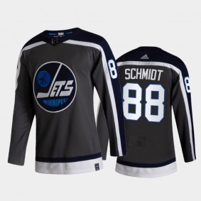 Winnipeg Jets Nate Schmidt #88 2021 Reverse Retro Gray Special Edition Jersey