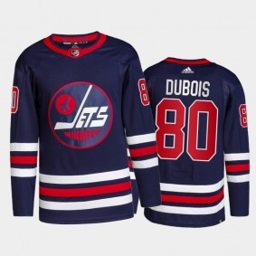 Pierre-Luc Dubois Winnipeg Jets Alternate Jersey 2021-22 Navy #80 Primegreen Authentic Pro Uniform