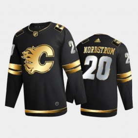 Calgary Flames Joakim Nordstrom #20 2020-21 Authentic Golden Black Limited Edition Jersey