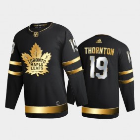 Toronto Maple Leafs Joe Thornton #19 2020-21 Authentic Golden Black Limited Edition Jersey