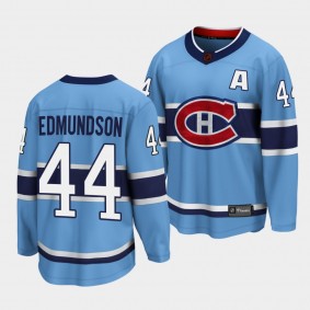 Joel Edmundson Montreal Canadiens Special Edition 2.0 2022 Blue Jersey #44 Breakaway Player