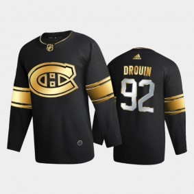 Montreal Canadiens Jonathan Drouin #92 2020-21 Golden Edition Black Limited Authentic Jersey