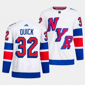 Jonathan Quick 2024 NHL Stadium Series Authentic Player New York Rangers #32 White Jersey Primegreen