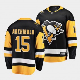 Josh Archibald Pittsburgh Penguins 2022 Home Black Breakaway Player Jersey Men