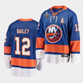 josh bailey #12 Islanders 2021 Stanley Cup Playoffs Royal Jersey