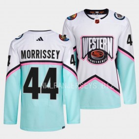 Josh Morrissey 2023 NHL All-Star Western Conference Winnipeg Jets #44 White Jersey Authentic