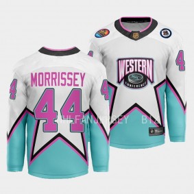 2023 NHL All-Star Josh Morrissey Jersey Winnipeg Jets White #44 Western Conference Men'