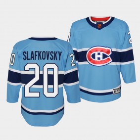 Youth Juraj Slafkovsky Canadiens Blue Special Edition 2.0 Jersey