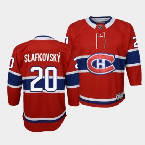 Juraj Slafkovsky Montreal Canadiens Youth Jersey Home Red 2022 NHL Draft Jersey