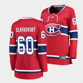Juraj Slafkovsky Canadiens Home 2022 NHL Draft Women Jersey