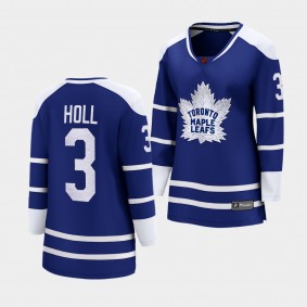 Maple Leafs Justin Holl 2022 Special Edition 2.0 Blue Jersey Women