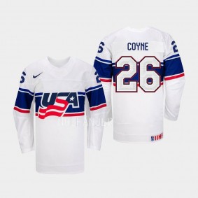 USA Hockey IIHF Kendall Coyne #26 White Jersey Home
