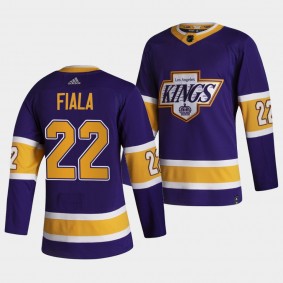 Los Angeles Kings Kevin Fiala Reverse Retro #22 Purple Jersey Special Edition