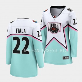 Kevin Fiala Los Angeles Kings 2023 NHL All-Star Women Western Conference 22 Jersey Breakaway Player