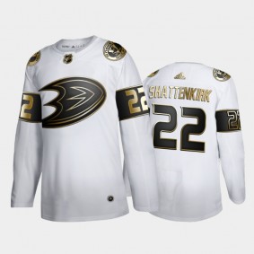 Anaheim Ducks Kevin Shattenkirk #22 Authentic Player Golden Edition White Jersey