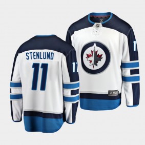 Kevin Stenlund Winnipeg Jets 2022 Away White Breakaway Player Jersey Men