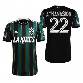 Andreas Athanasiou Los Angeles Kings LA Galaxy Night Jersey Black #22