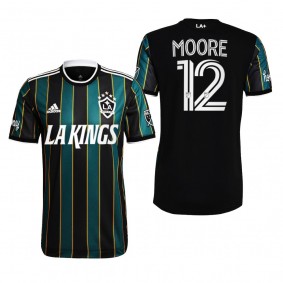 Trevor Moore Los Angeles Kings LA Galaxy Night Jersey Black #12