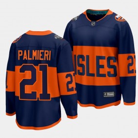 New York Islanders Kyle Palmieri 2024 NHL Stadium Series Navy Breakaway Player Jersey Men's