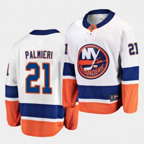 Kyle Palmieri New York Islanders Away Men White 2021 Trade Jersey