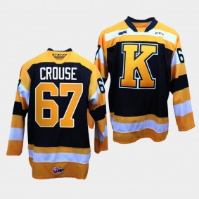 Lawson Crouse Kingston Frontenacs #67 Black OHL Hockey Jersey Adult