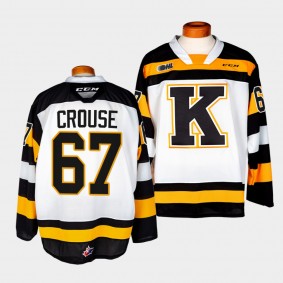 Lawson Crouse Kingston Frontenacs #67 White OHL Hockey Jersey Adult