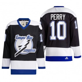 Corey Perry #10 Tampa Bay Lightning Team Classics Black Heritage Jersey