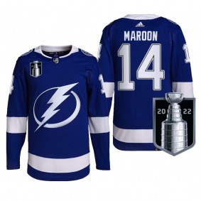 Lightning Patrick Maroon 2022 Stanley Cup Playoffs Blue Jersey