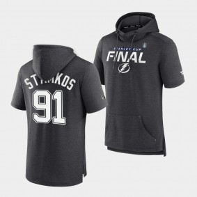 Tampa Bay Lightning Steven Stamkos 2022 Stanley Cup Final Charcoal T-Shirt Hoodie
