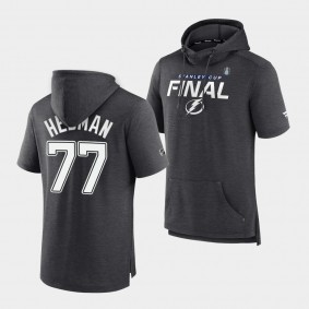 Tampa Bay Lightning Victor Hedman 2022 Stanley Cup Final Charcoal T-Shirt Hoodie