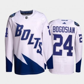 Zach Bogosian Lightning 2022 Stadium Series Jersey #24 Primegreen Authentic White Uniform