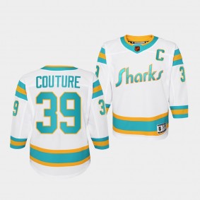 Logan Couture San Jose Sharks Youth Jersey 2022 Special Edition 2.0 White Replica Jersey